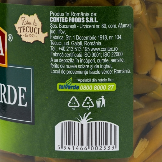 Fasole verde 680g