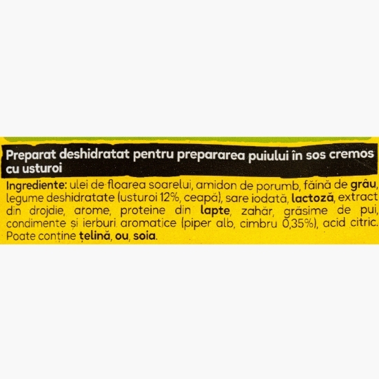 Bază pentru pui în sos cremos cu usturoi Ideea Zilei, 35g