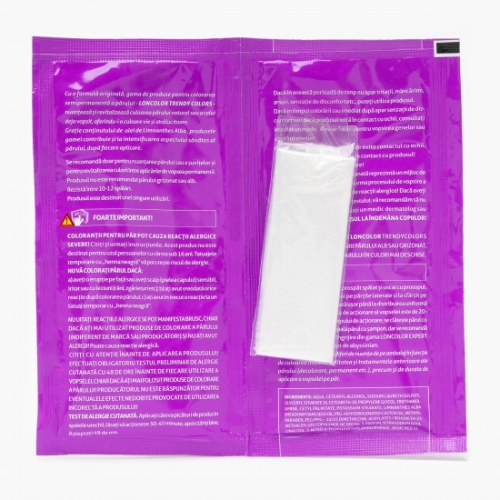 Vopsea semipermanentă pentru păr R4 roșu Funky plicuri 2x25ml