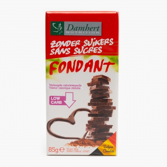 Ciocolată neagră fără zahăr 85g