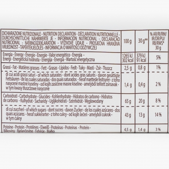 Mini ruladă cu umplutură de caise 180g (6x30g)