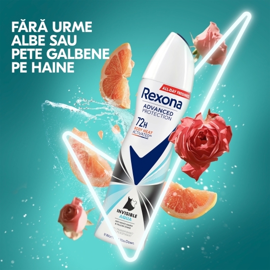 Deodorant spray Advanced Protection Invisible Aqua 150ml