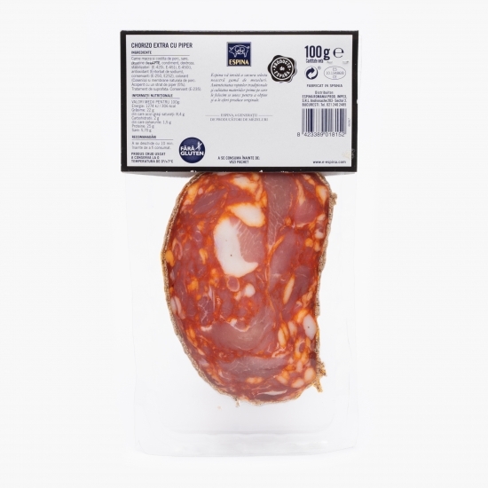 Chorizo extra cu piper 100g