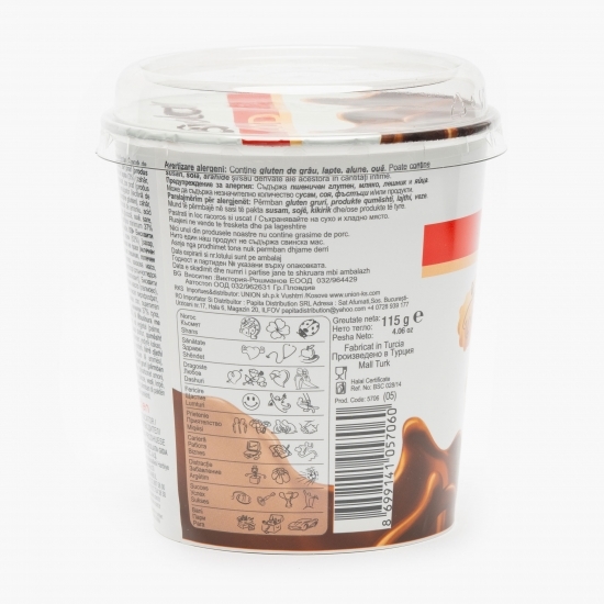 Biscuiți umpluți cu cremă de ciocolată 115g