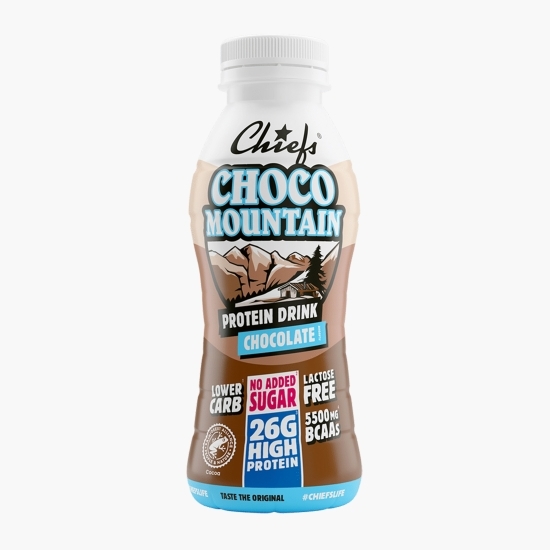 Shake proteic Choco Mountain, fără lactoză și fără zahăr adăugat 330ml