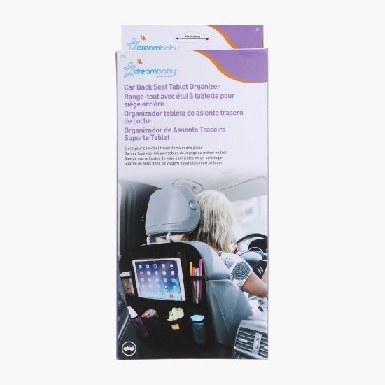 Organizator multimedia pentru scaun auto, negru