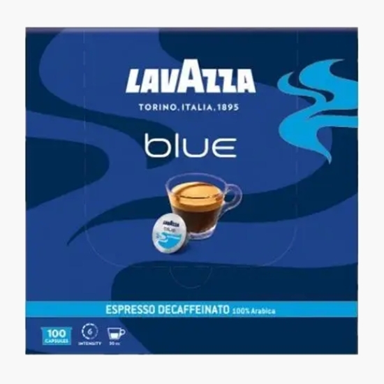 Blue Espresso Decaffeinato, 100 băuturi, capsule cafea fără cofeină 