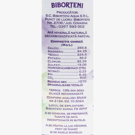 Apă minerală naturală decarbogazificată parțial Magnesia Lejeră 6x2l