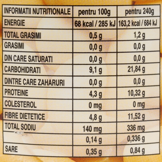 Fasole boabe extra 400g