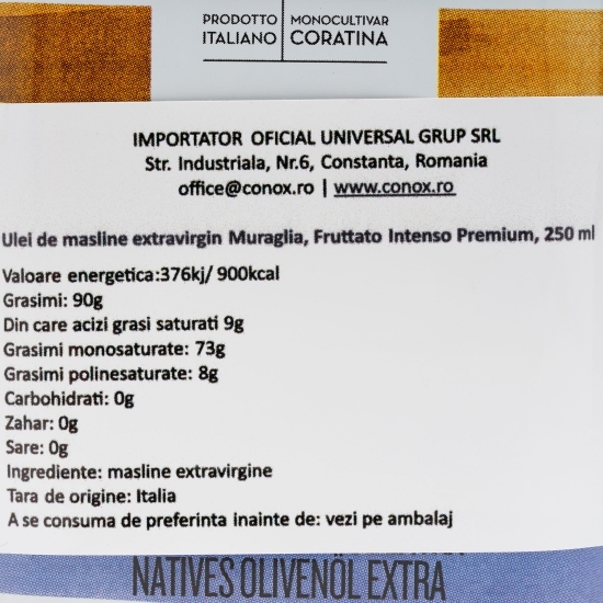 Ulei de măsline extravirgin Intense Fruity 0.25l