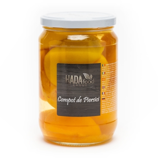Compot de piersici 680g