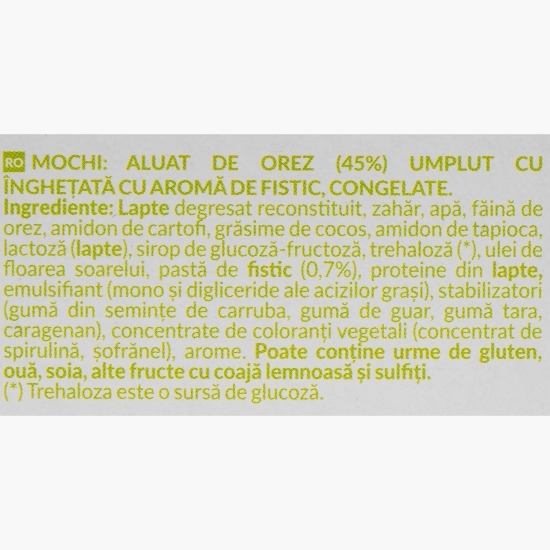 Mochi - desert japonez cu înghețată de fistic 216ml (210g)