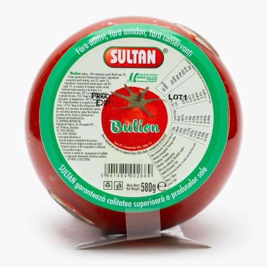 Bulion 18%, 580g, borcan