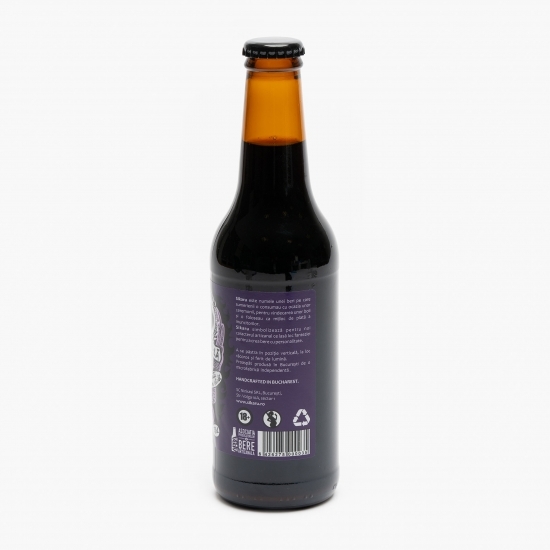 Bere artizanală neagră Stout sticlă 0.33l 