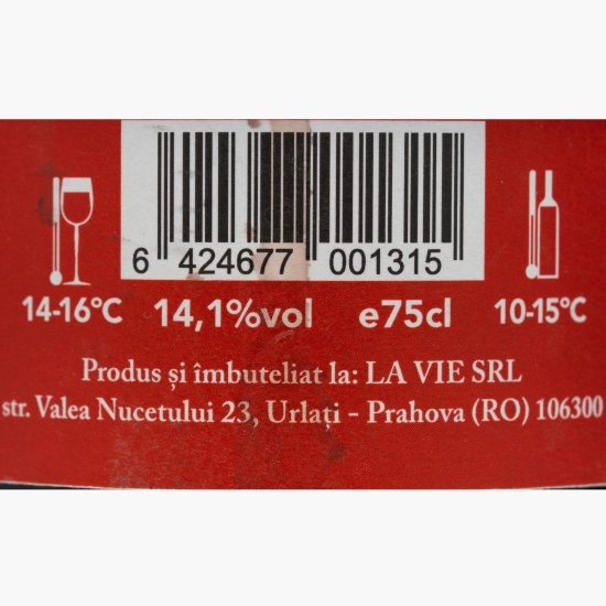 Vin roșu sec Eclipse Cupaj 14.1%, 0.75l 