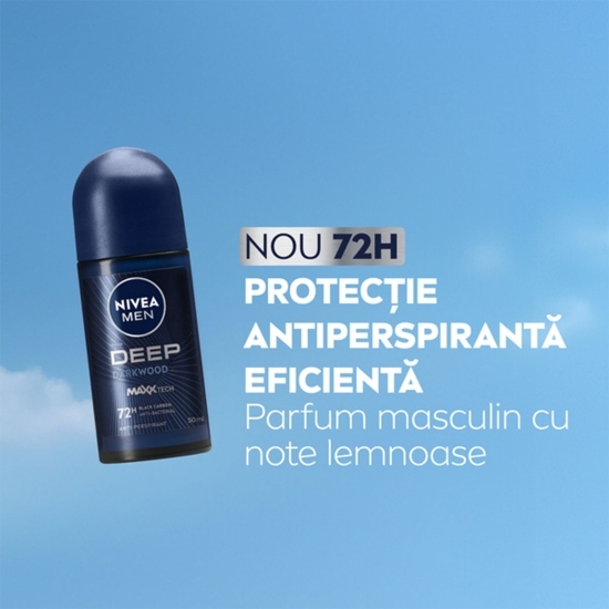 Deodorant antiperspirant roll-on pentru bărbați Men Deep Darkwood 50ml