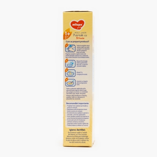 7 cereale cu 5 fructe Junior de la 1 an 250g