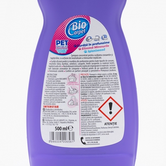 Șampon pentru covoare și tapițerii Pet Expert 0.5l