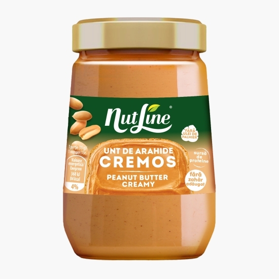 Cremă de arahide cremoasă fără zahăr adăugat 340g