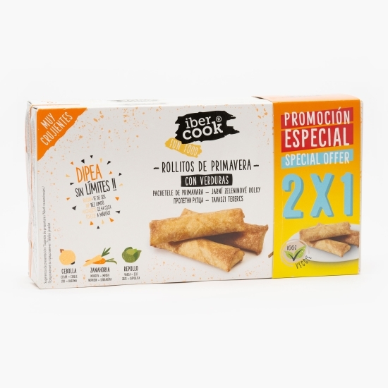 Pachețele de primăvară cu legume și sos curry 340g