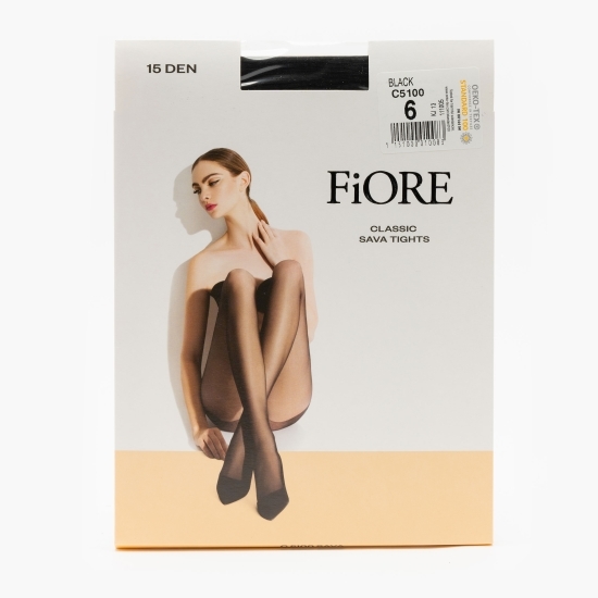 Ciorap Sava 15den Negru no. 6