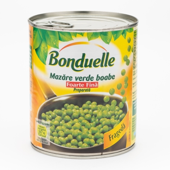 Mazăre verde boabe foarte fină 800g