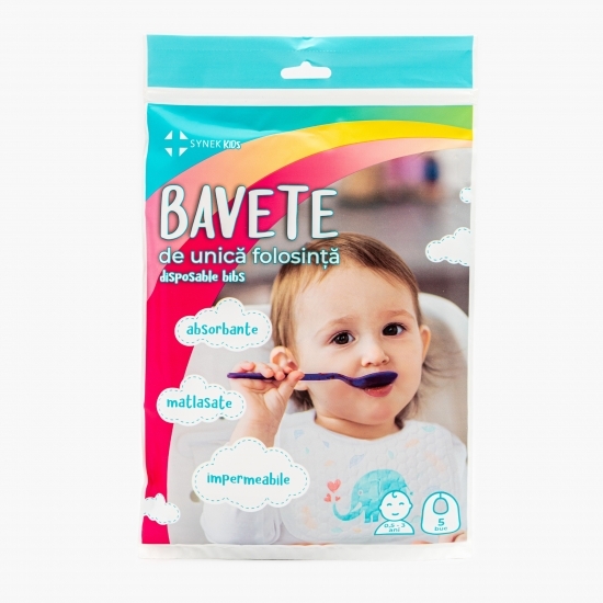 Bavete de unică folosință 0.5-3 ani, 4 pachete x 5 buc (20 buc)
