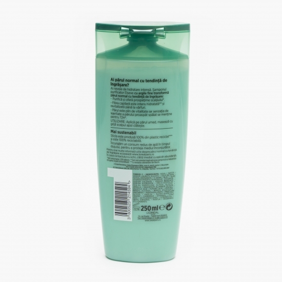 Șampon purificator pentru păr normal cu tendință de îngrășare, 0.25l