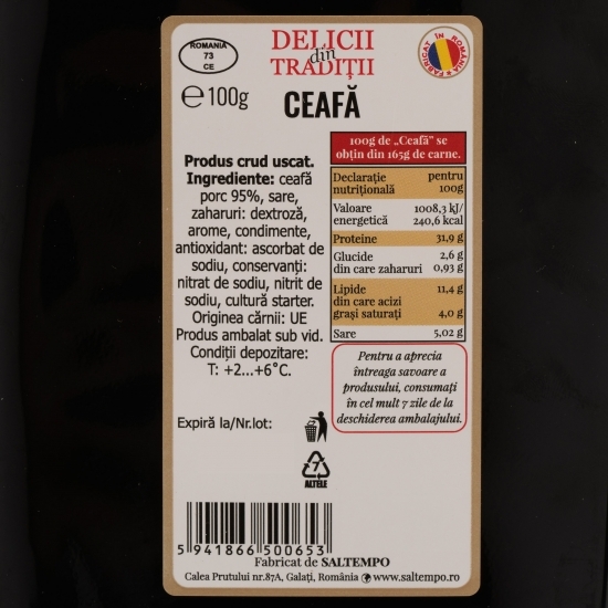 Ceafă 100g