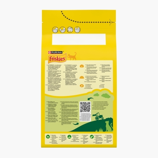 Hrană uscată pentru pisici adulte Indoor, 1.5kg, cu pui, curcan și legume