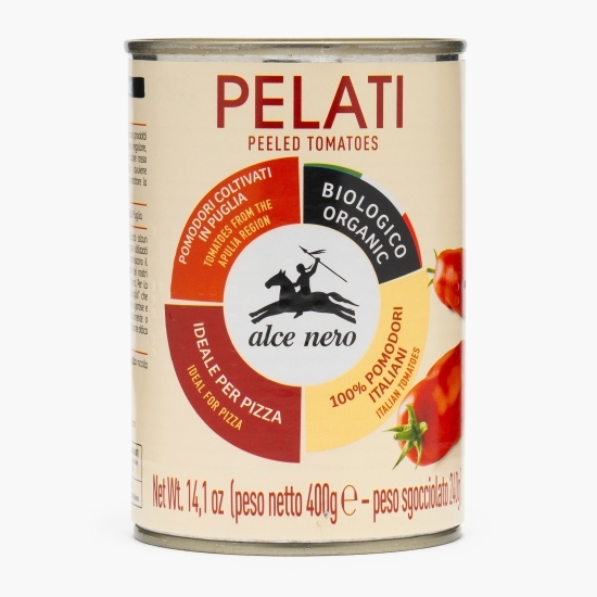 Roșii decojite eco, 400g