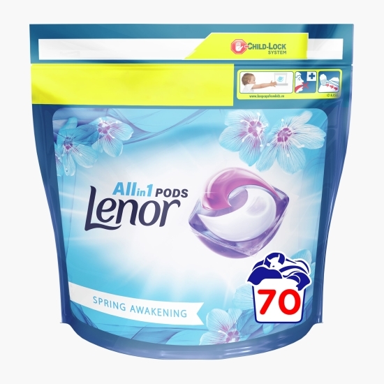 Detergent de rufe capsule All in One Spring Awakening, 70 spălări