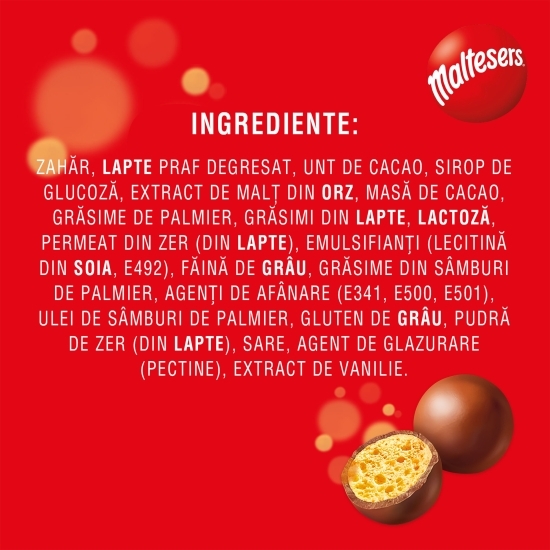 Bomboane de ciocolată cu miez ușor și crocant 68g