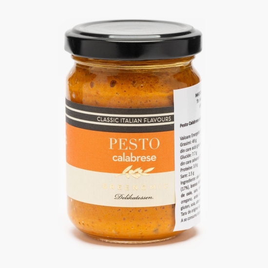Pesto Calabrese cu brânză ricotta 135g