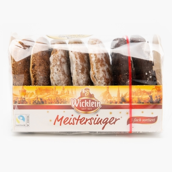 Turtă dulce asortată „Meistersinger" 20% nuci 200g