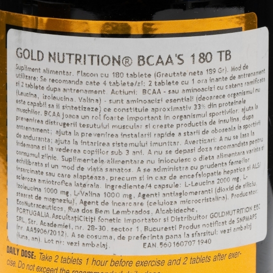 BCAA's 180 tablete