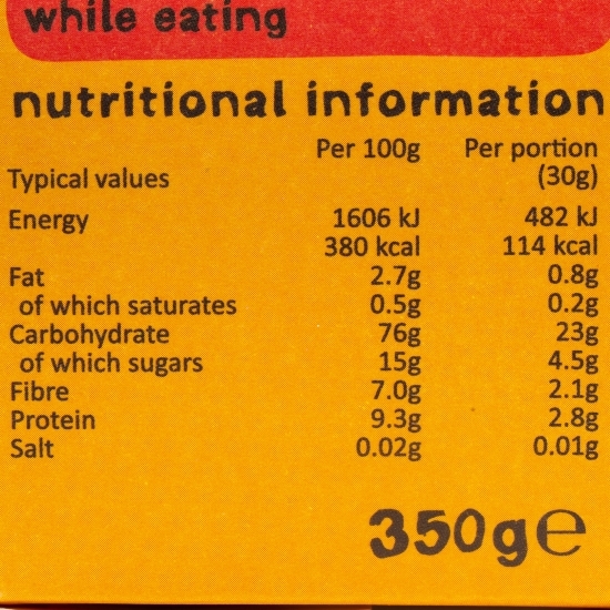 Multicereale Alphabites fără zaharuri rafinate 350g