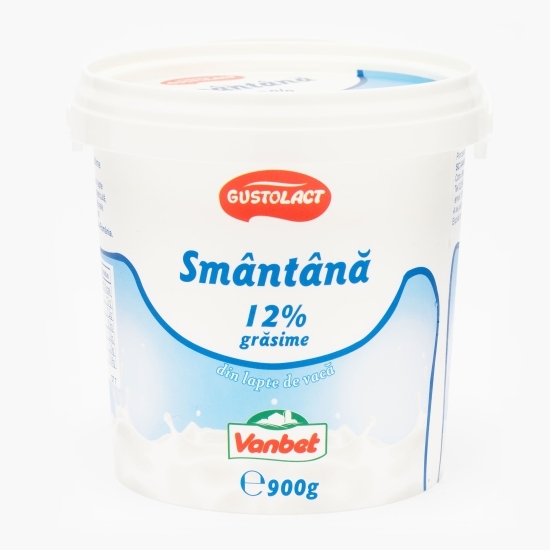 Smântână 12% grăsime 900g