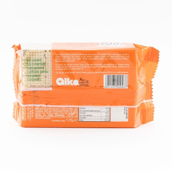 Napolitane cremă cacao și aromă de rom 170g