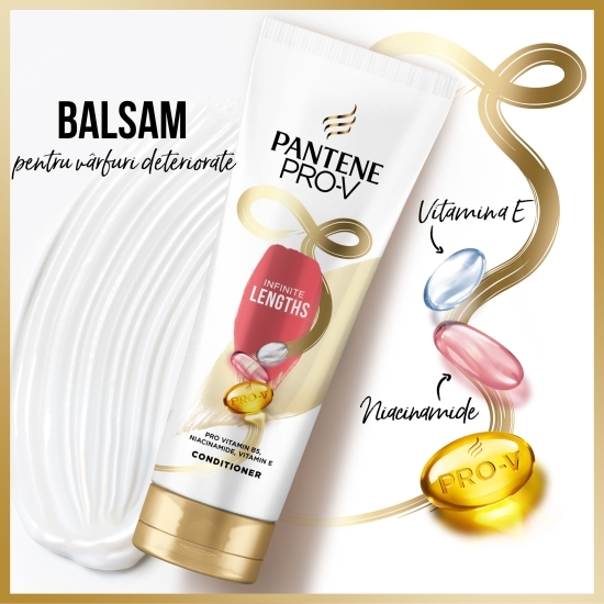 Balsam Pro-V Infinite Length pentru păr deteriorat 220ml