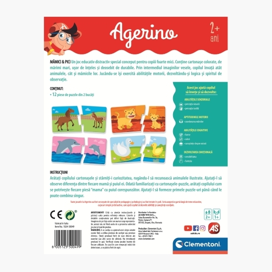 Agerino-Mămici&Pici joc educativ 2+ ani