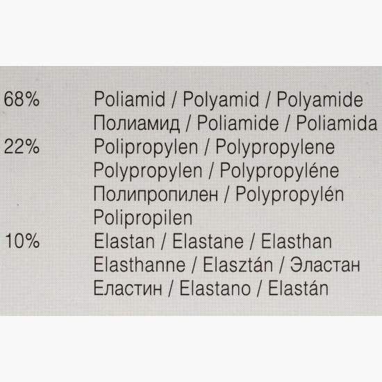 Șosete cu model Purr 30 den Ecri/Cobalt