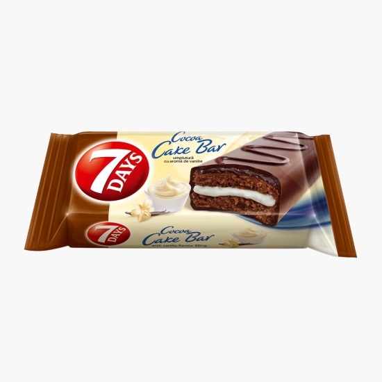 Cake Bar prăjitură cu umplutură de vanilie 32g