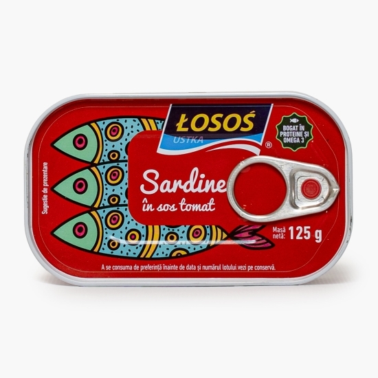 Sardine în sos tomat 125g