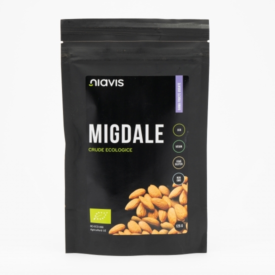 Migdale crude ecologice 125g
