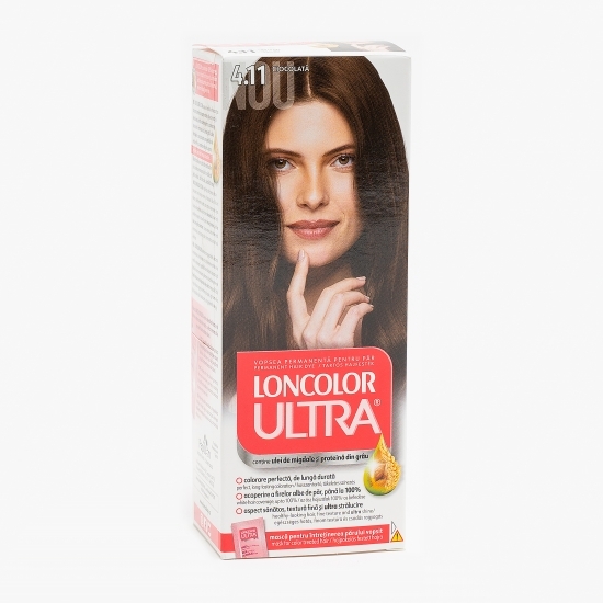 Vopsea permanentă pentru păr Ultra 4.11 Ciocolată 100ml