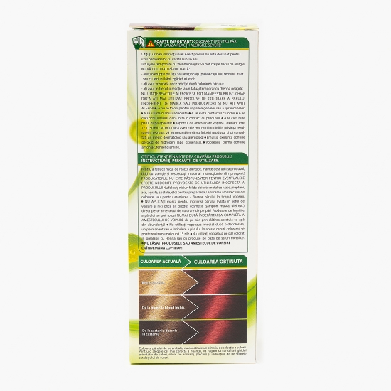 Vopsea permanentă pentru păr Natura 6.64 Roșu burgund 100ml