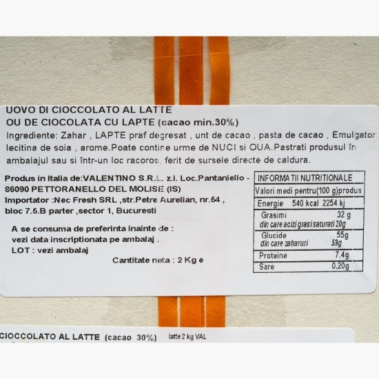 Ou de ciocolată cu lapte 2kg