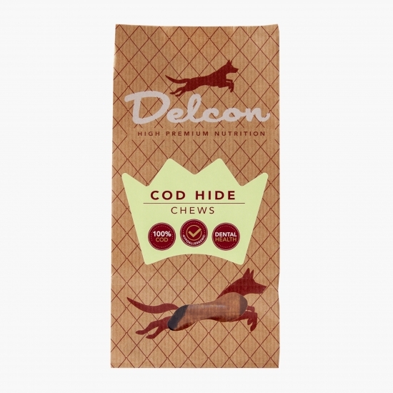 Gustare Chew piele de cod pentru câini 150g