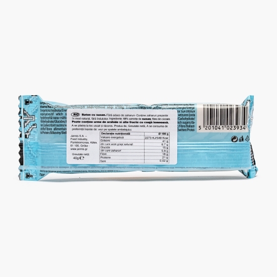 Baton din susan 0% zahăr adăugat, fără îndulcitori, 40g